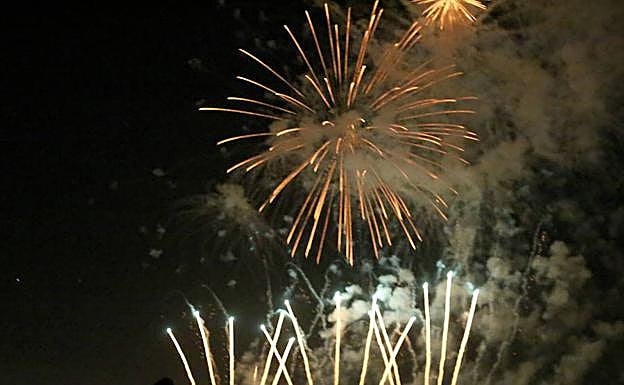 Fuegos artificiales en Valencia
