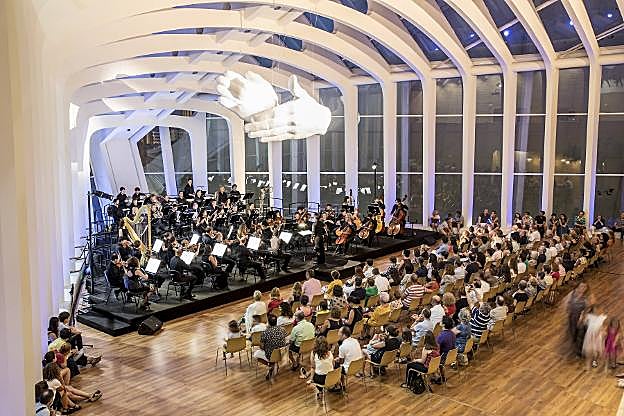 La orquesta del Palau de les Arts. 