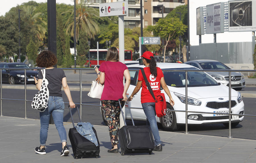 Fotos: Huelga de taxistas en Valencia - martes 31 de julio