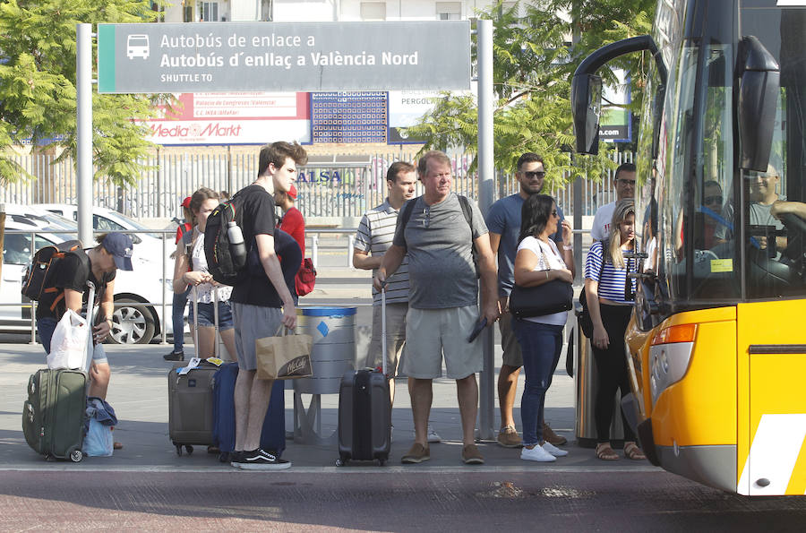 Fotos: Huelga de taxistas en Valencia - martes 31 de julio