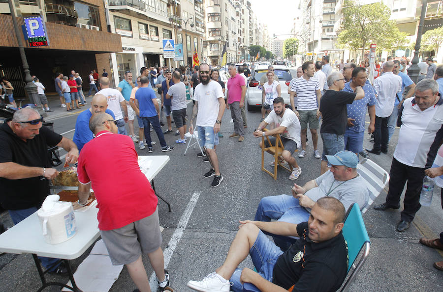 Fotos: Huelga de taxistas en Valencia - martes 31 de julio