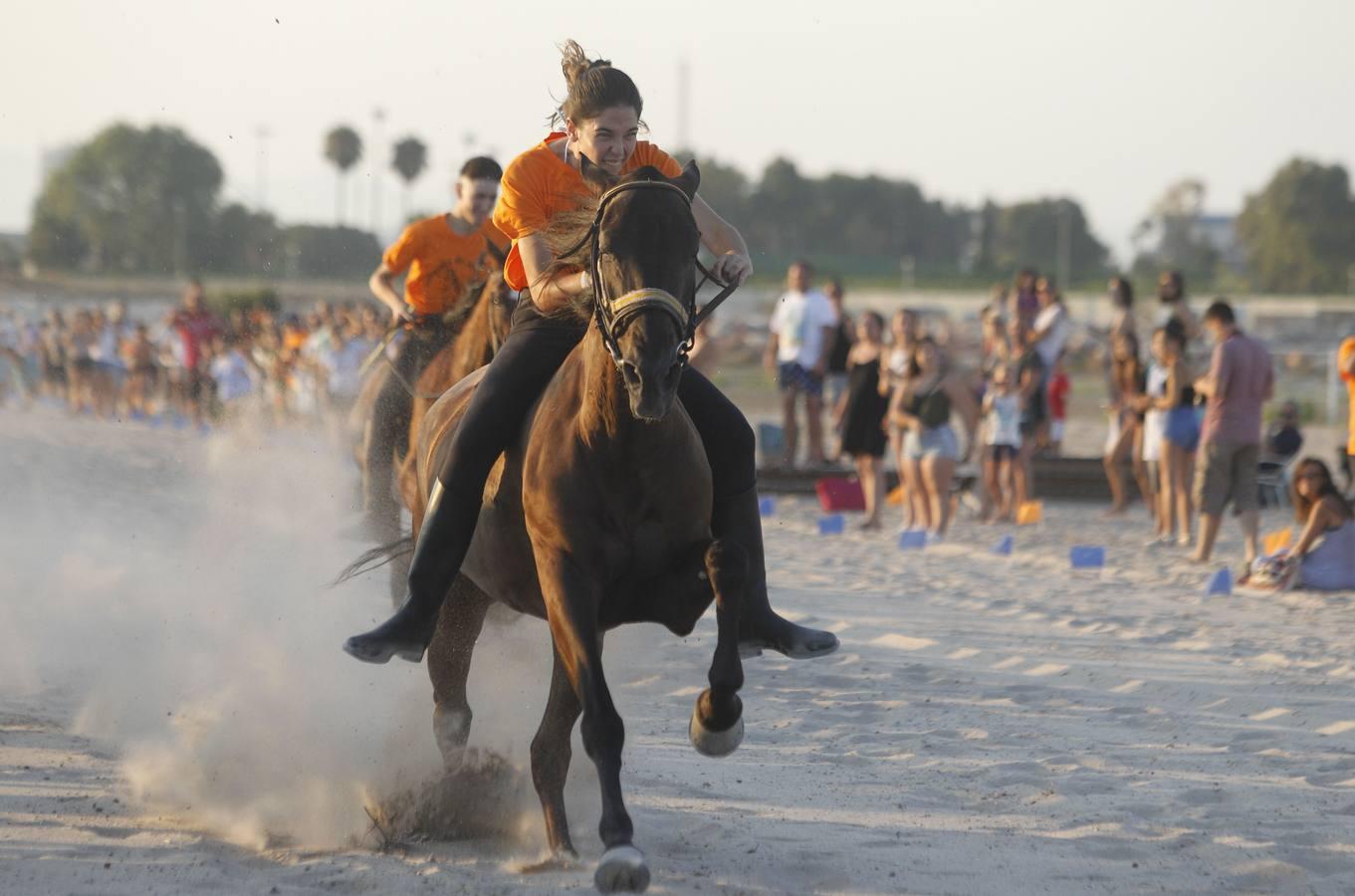 Como cada año desde hace más de dos siglos, este miércoles se celebró la carrera final de uno de los espectáculos con más historia que completan el calendario de fiestas de Pinedo. La exhibición se desarrolló entre las 20 y las 22 horas junto a la playa canina. Este año, la exhibición ha estado compuesta por ocho jinetes de diferentes poblaciones, entre otros Vera Piquer, Empar Zumalde y Pepe Piquer con cuadras de Beniparrell, Albal i El Perellonet. Por segundo año consecutivo, esta fiesta ha sido incorporada a la Feria de Julio, lo que incrementa el ambiente