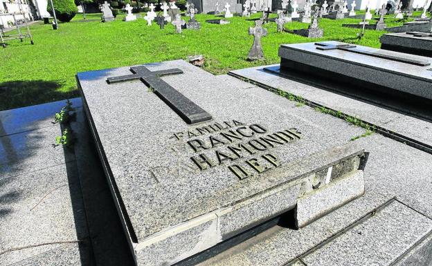 Discutido. Panteón de la familia Franco en el cementerio de Ferrol.