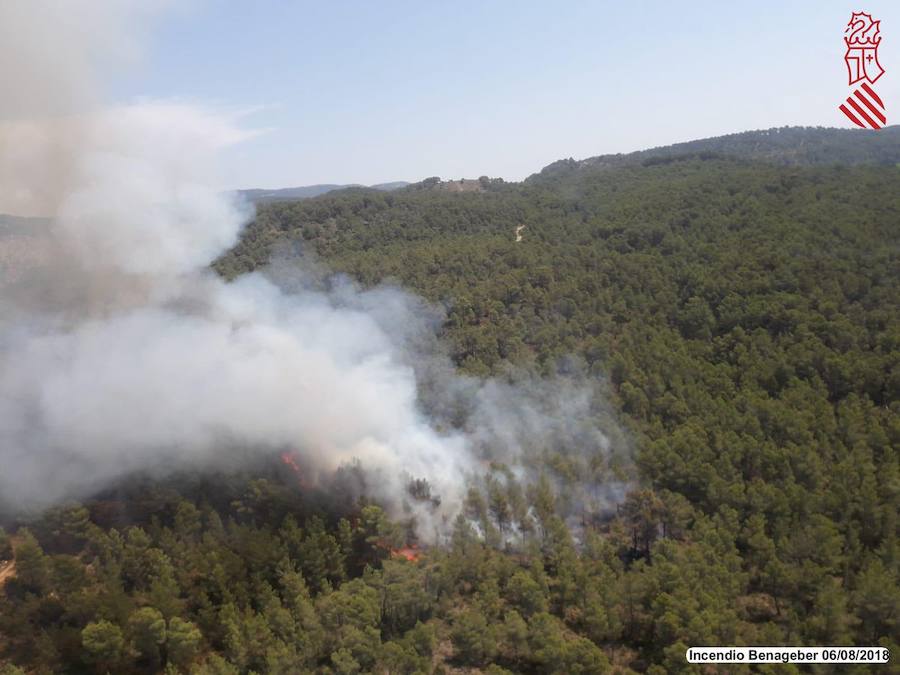 Incendio en Tuéjar.