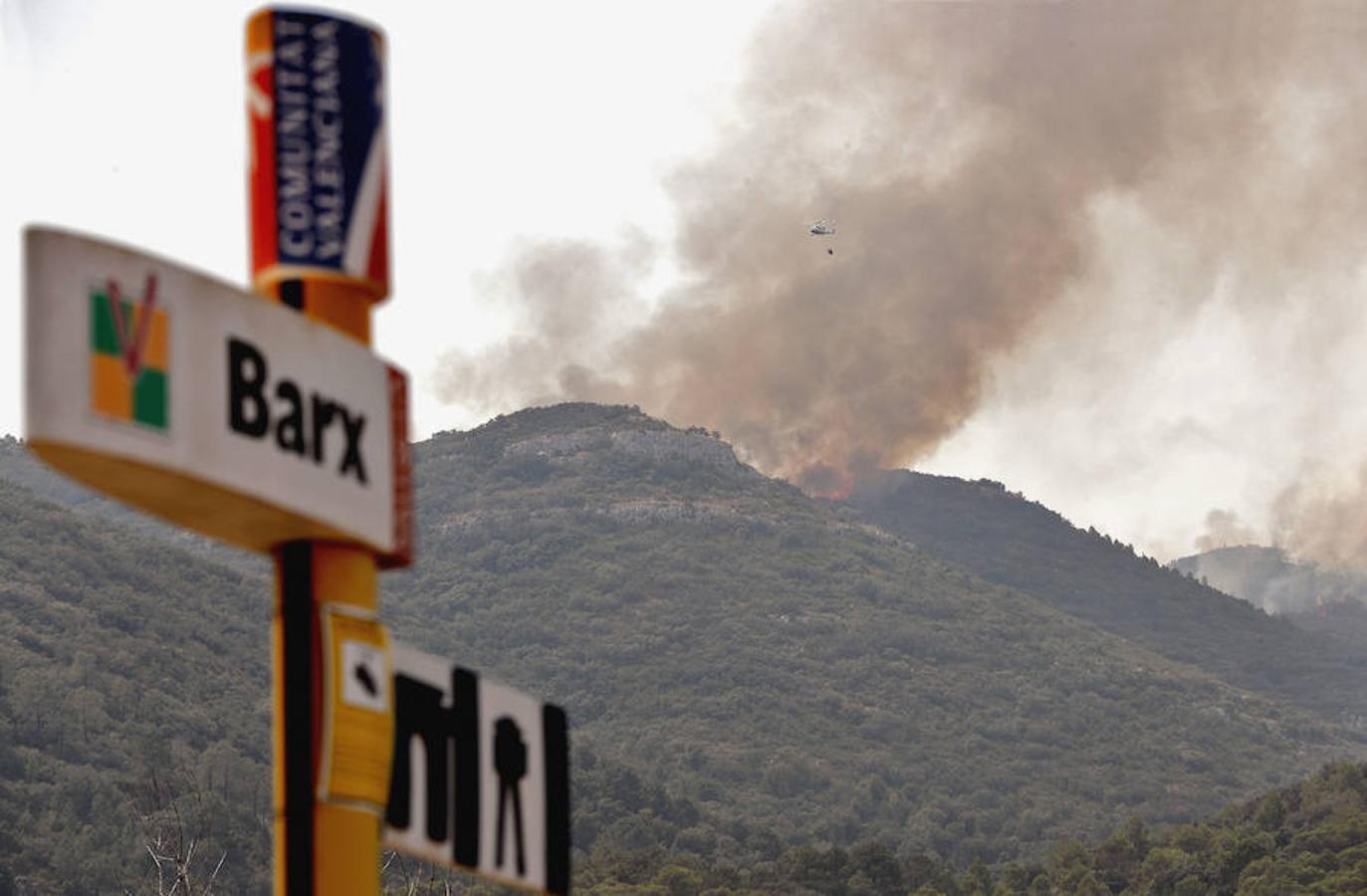 Incendio forestal de Llutxent