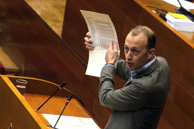 Alexis Marí, exportavoz de Ciudadanos en Les Corts. 