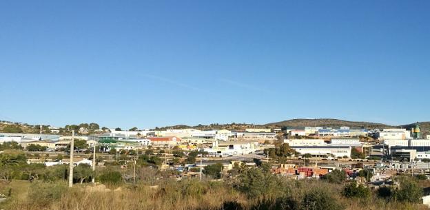 Imagen del polígono industrial La Pedrera situado en la localidad de Benissa. 