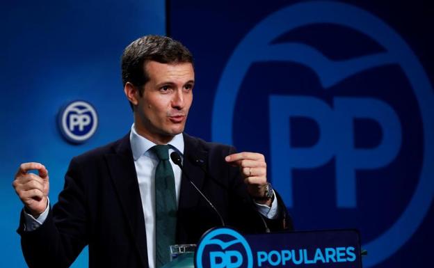 Pablo Casado, presidente del PP.