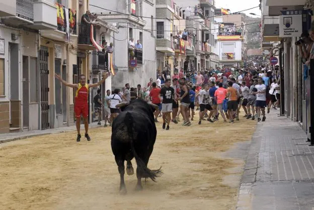 La calle San Roque de La Vilavella se ha convertido por derecho en una de las más emblemáticas de los bous al carrer. 