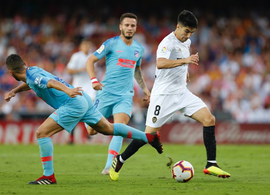 Estas son las mejores imágenes del partido de la jornada 1 en Mestalla