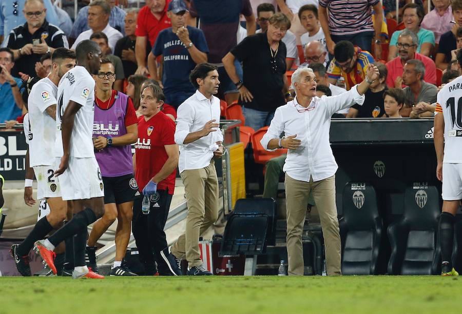 Estas son las mejores imágenes del partido de la jornada 1 en Mestalla