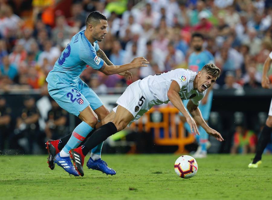 Estas son las mejores imágenes del partido de la jornada 1 en Mestalla