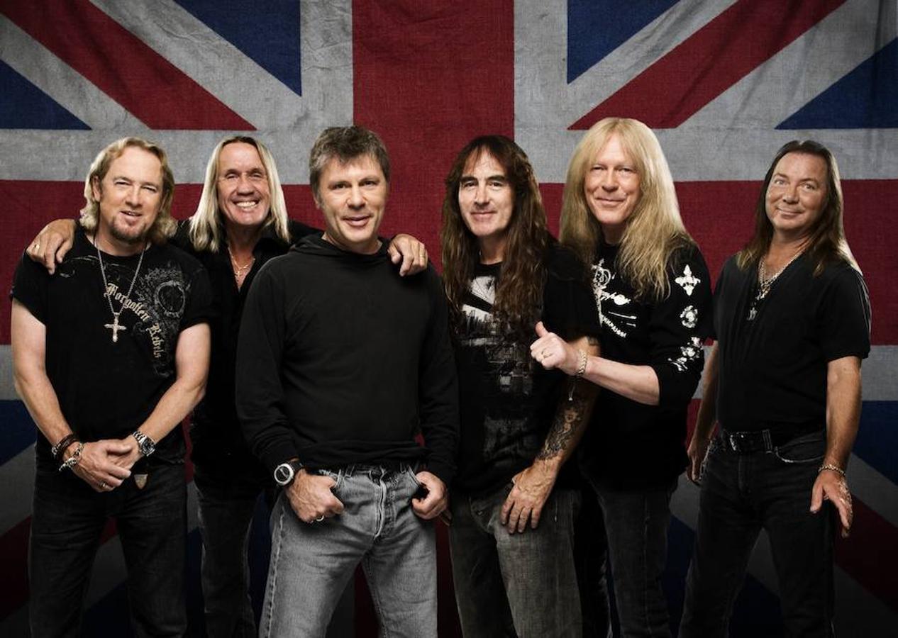 Integrantes de Iron Maiden en la actualidad.