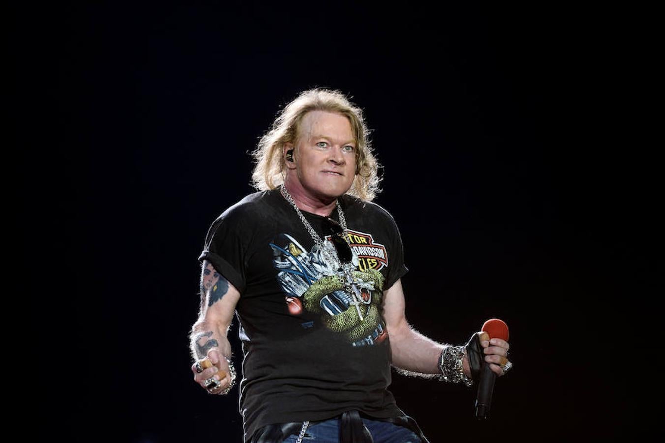 Axl Rose (Guns N' Roses), en la actualidad.