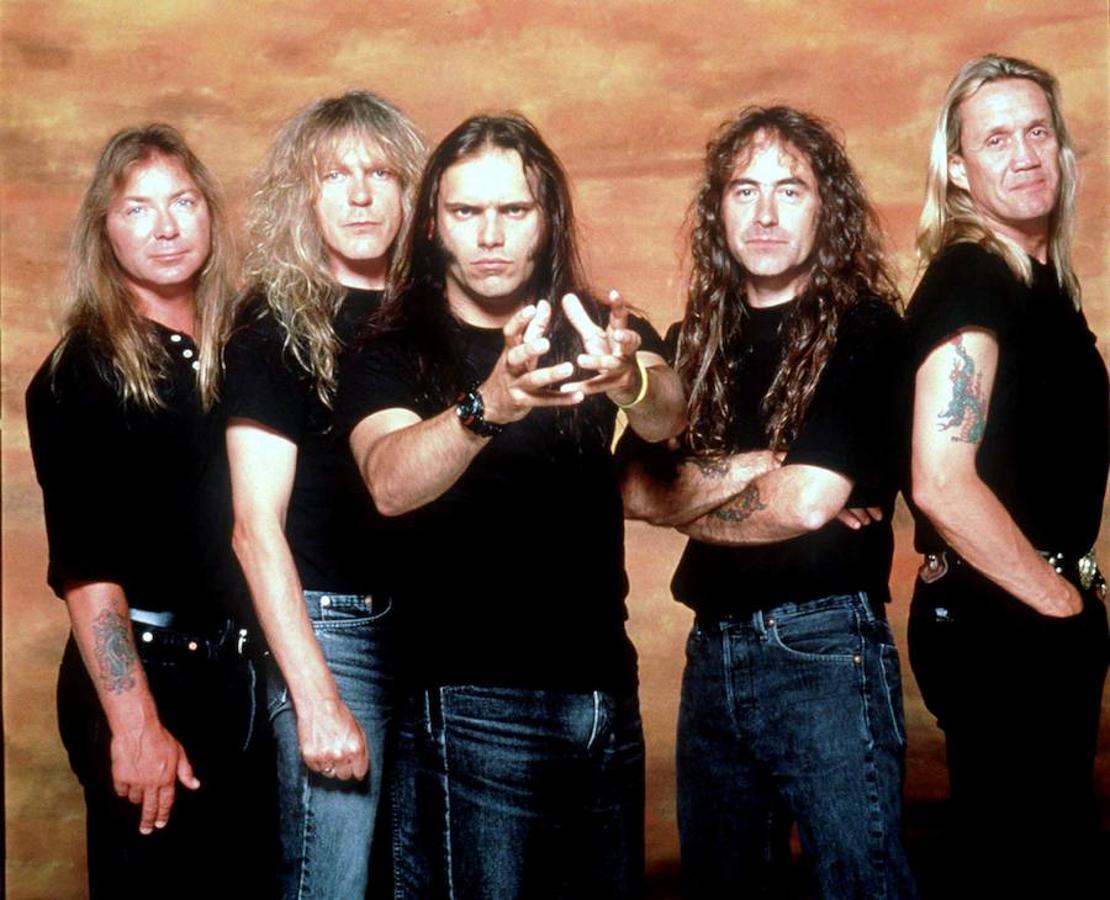 Iron Maiden en el año 2000.