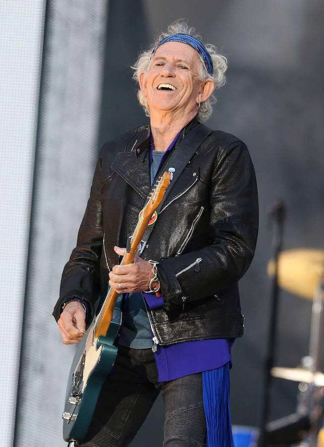 Keith Richards (The Rolling Stones) en la actualidad.