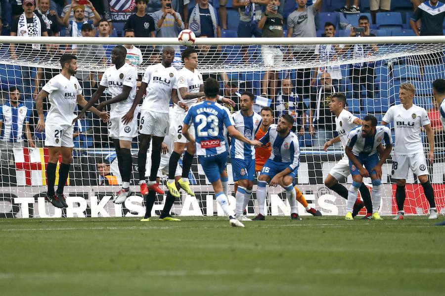 Estas son las imágenes que deja el partido de la segunda jornada de Liga en el RCDE Stadium