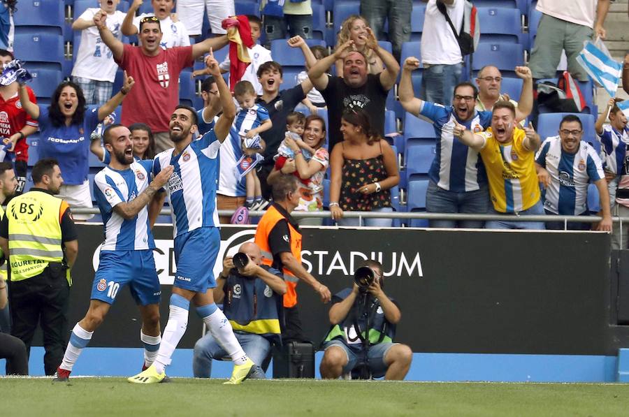 Estas son las imágenes que deja el partido de la segunda jornada de Liga en el RCDE Stadium