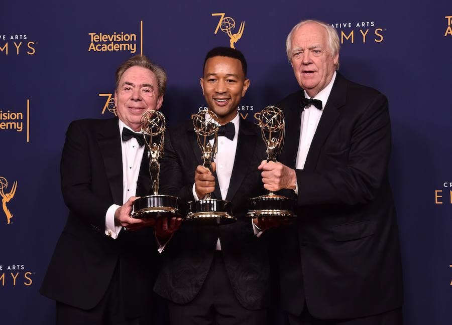 Sir Andrew Lloyd Webber, John Legend and Tim Price