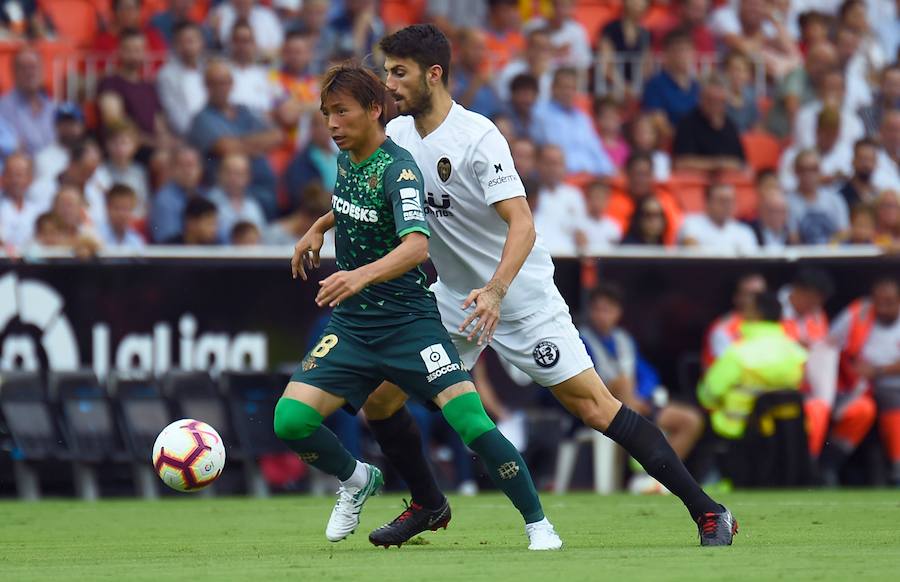 Estas son las mejores imágenes del partido de la jornada 4 de la Liga en Mestalla