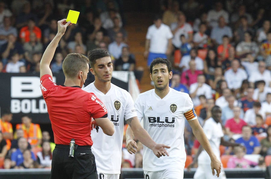 Estas son las mejores imágenes del partido de la jornada 4 de la Liga en Mestalla