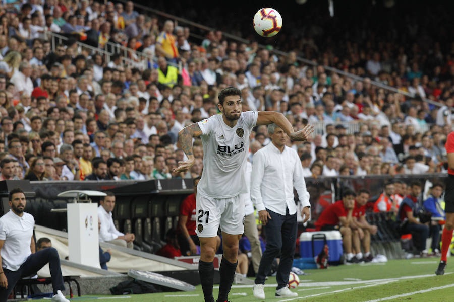 Estas son las mejores imágenes del partido de la jornada 4 de la Liga en Mestalla