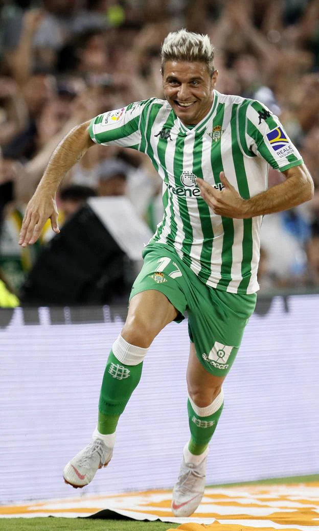 Joaquín, tras marcarle el gol al Sevilla. 