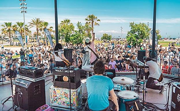 Un pasado concierto en la Pérgola.