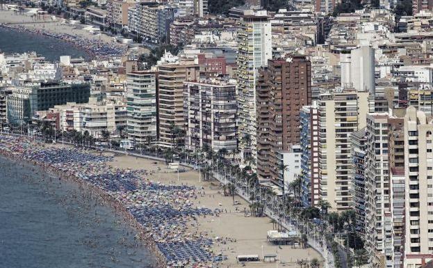 Playa de Benidorm.