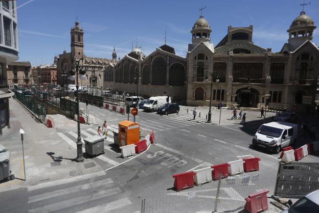 La plaza Ciudad de Brujas, el pasado mes de junio. 