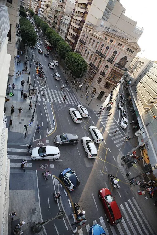 Fotos: El caos de la calle Colón