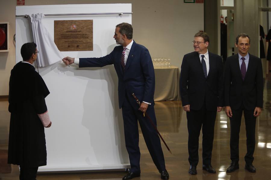 Fotos: Felipe VI preside la apertura del curso en la Universitat Politècnica de València