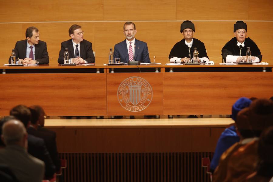 Fotos: Felipe VI preside la apertura del curso en la Universitat Politècnica de València