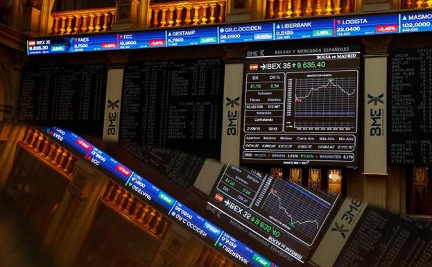 El Ibex-35 recupera los 9.500 puntos