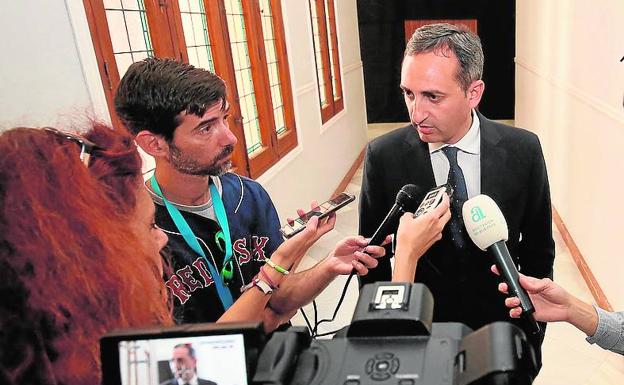 El presidente de la Diputación de Alicante, César Sánchez. 