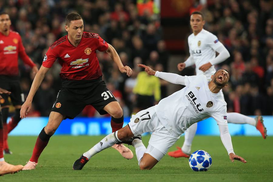 Estas son las imágenes que deja el paso del conjunto blanquinegro por Old Trafford en la segunda jornada de Champions League