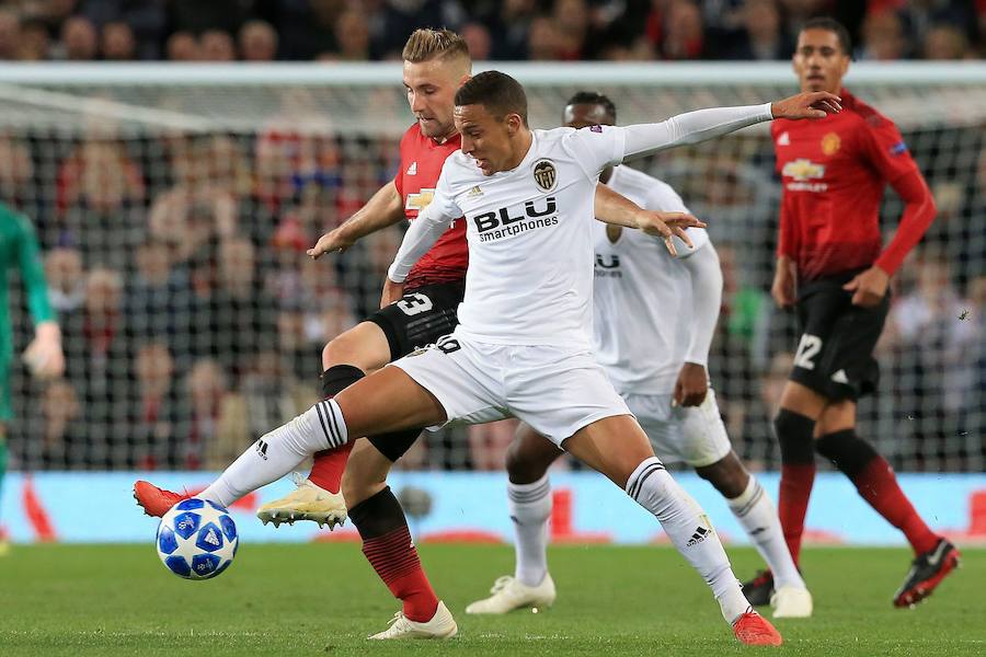 Estas son las imágenes que deja el paso del conjunto blanquinegro por Old Trafford en la segunda jornada de Champions League