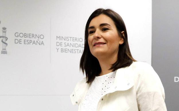 La ex ministra, durante una pasada intervención.