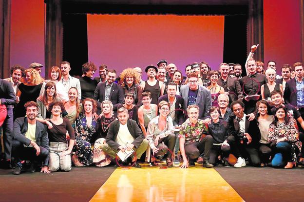 Los galardonados en los Premios de las Artes Escénicas Valencianas. . 