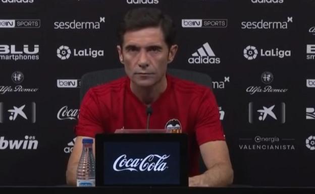 Marcelino García Toral, durante la rueda de prensa.