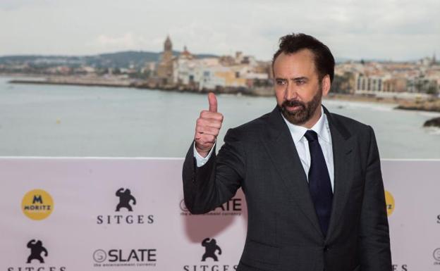 Nicholas Cage, en el Festival de Cine Fantástico de Sitges.