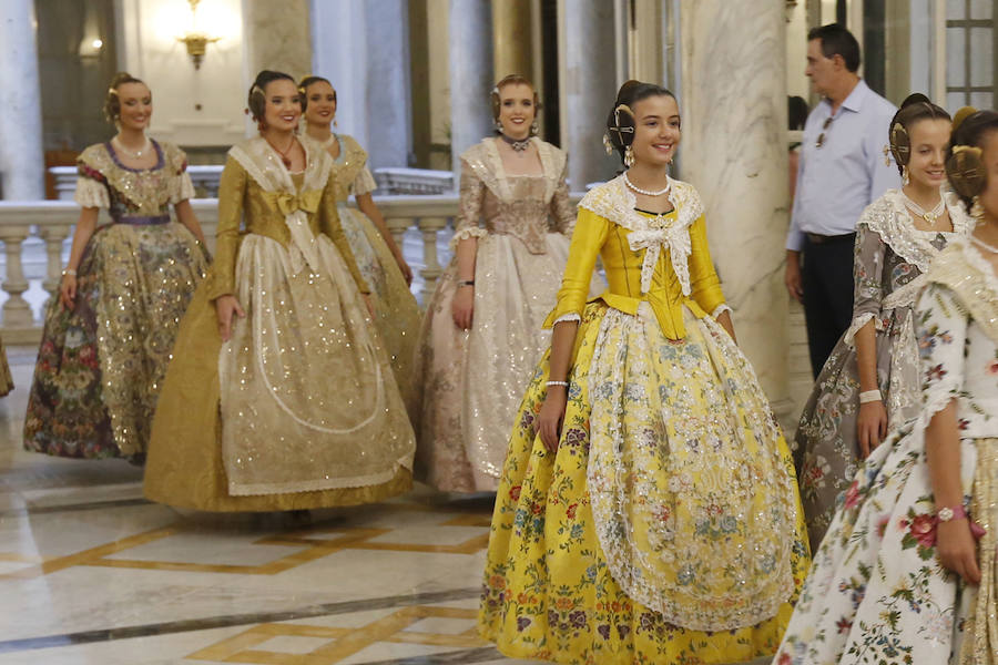 Las 26 candidatas ultiman los detalles del acto que tendrá lugar el jueves 11 de octubre, 24 horas después de conocerse los nombres de la máxima representación fallera para las Fallas 2019