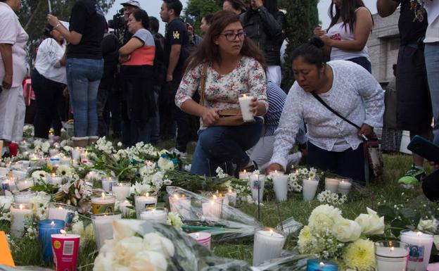 Duelo y protesta en Ecatepec para exigir justicia y seguridad para las mujeres. 