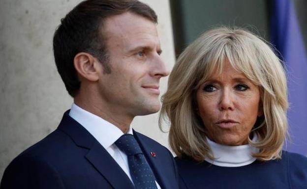 La bronca de Macron con su esposa