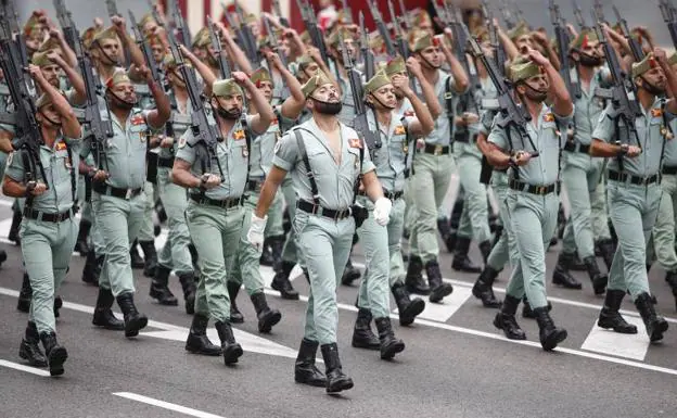 La Legión, en el desfile.