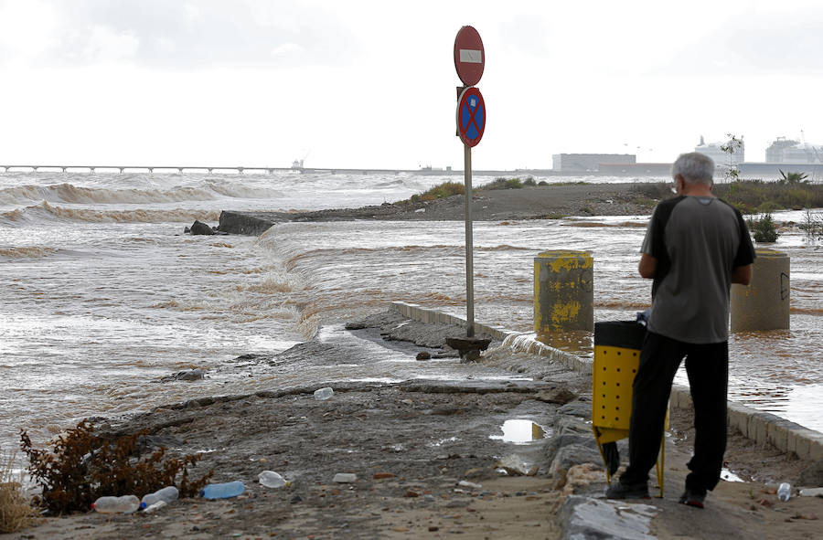 Efectos de la gota fría en Canet.