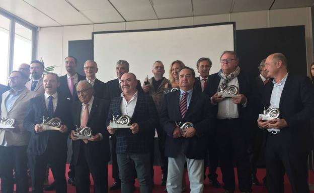 Los premiados por la Academia de Gastronomía de la Comunitat.