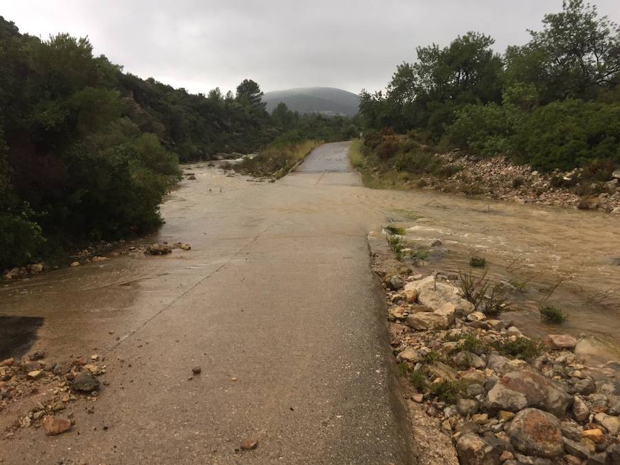 Gota fría en Santa Magdalena de Polpis.