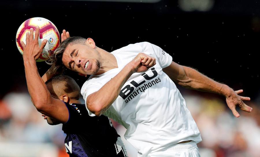 Estas son las imágenes que deja el partido de la novena jornada de LaLiga en Mestalla