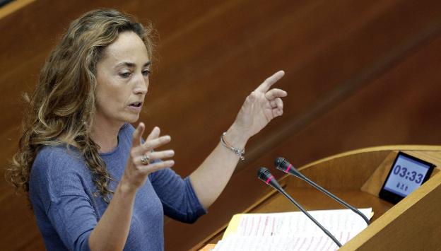 Carolina Punset, en su etapa de parlamentaria en Les Corts. 